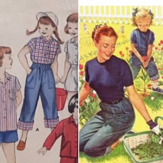 cuffed dungarees