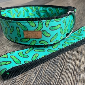 Dill Pickle Dog Collar, Maritime, PEI, Canada, Green