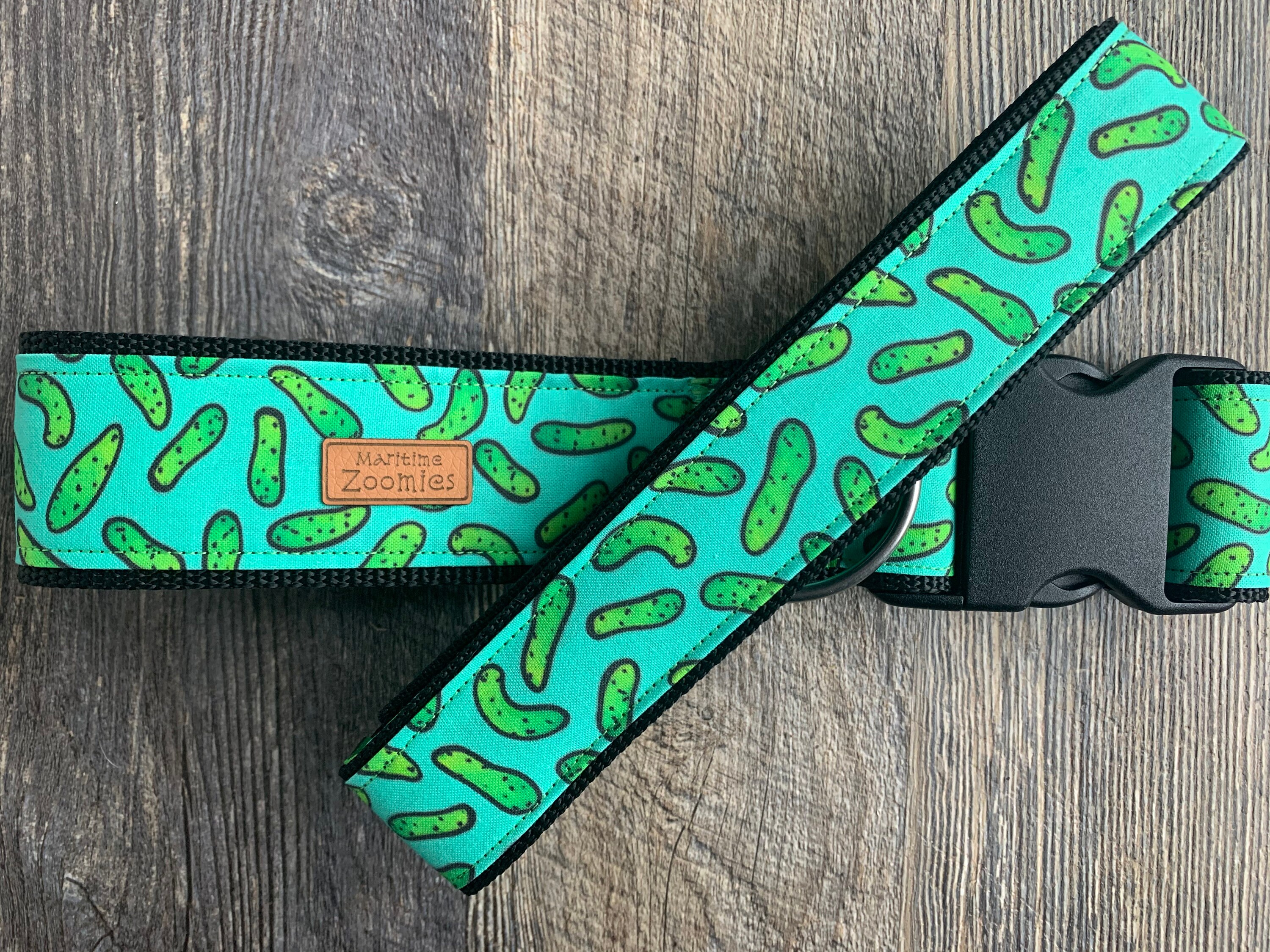 Dill Pickle Dog Collar Maritime PEI Canada Green Etsy Canada