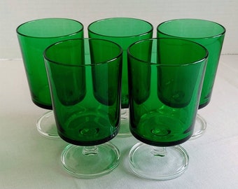 Arcoroc Emerald Green Etsy