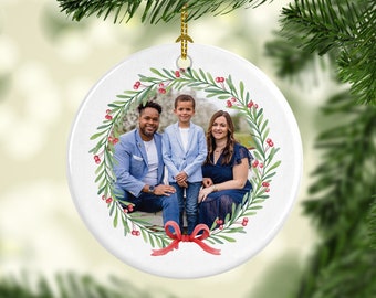 Custom Family Portrait Ornament Family Photo Christmas Ornament Gift for Daughter Son Sister Brother Mom Dad Personalized Ornament Gift 2023