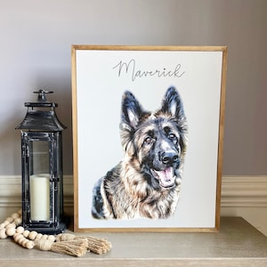 Pet Painting, Pet Portrait, Watercolor Pet Painting, Custom Dog Portrait, Custom Pet Portrait, Pet Gift, Dog Painting, Pet Memorial Gift