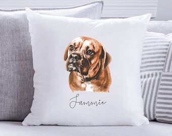 Personalized Dog Portrait | Custom Pet Portrait Watercolor | Custom Pet Portrait | Pet Gift | Dog Painting Pet Memorial Gift | Pet Painting