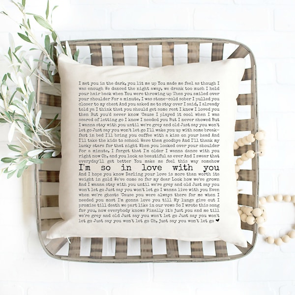Song Lyrics Gift Etsy