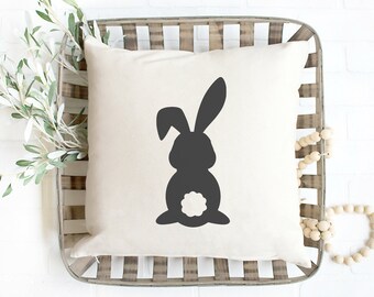 Easter Pillow, Easter Decor, Bunny Pillow Cover, Easter Pillow Cover, Welcome Pillow, Home Decor, Pillow cover, Spring Pillow, Housewarming