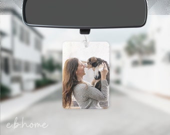 Picture Air Freshener • Car Scent • Custom Car Freshie • Personlized Car Accessories • Cute Freshie Rear View Mirror Picture
