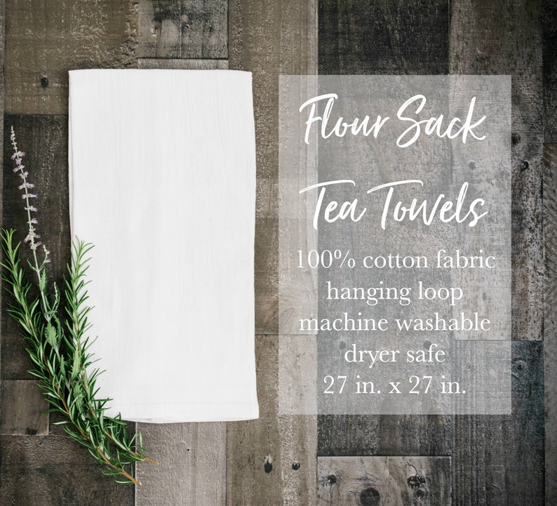 EmmaAndTheBeanHOME Flour Sack Tea Towel - Thumbnail 2
