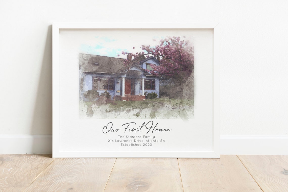 Personalized Housewarming Gifts Personalized Home Print Etsy