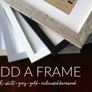 ADD A FRAME for e.b.home prints - 5 Color Options! {Frame Only! Add to cart with any print listing!} View All Photos for Details