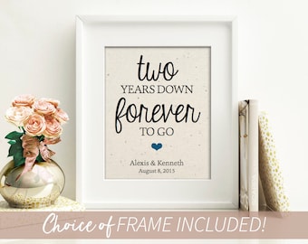 2 Year Anniversary Gifts for Boyfriend | Gifts for Men | Cotton Anniversary Gift for Men | Two Years Down | 2nd Anniversary Gift for Women