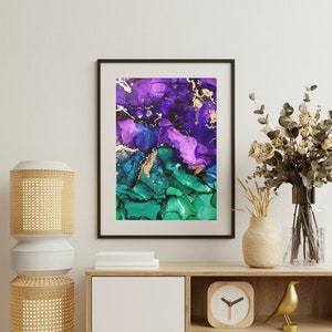Premium Matte Print of Abstract Mardi Gras Artwork - Southern - Carnival - New Orleans - Louisiana - Cajun