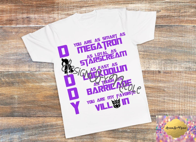 Daddy You Are My Favorite Decepticons Father S Day T Shirt Etsy - roblox daddy etsy