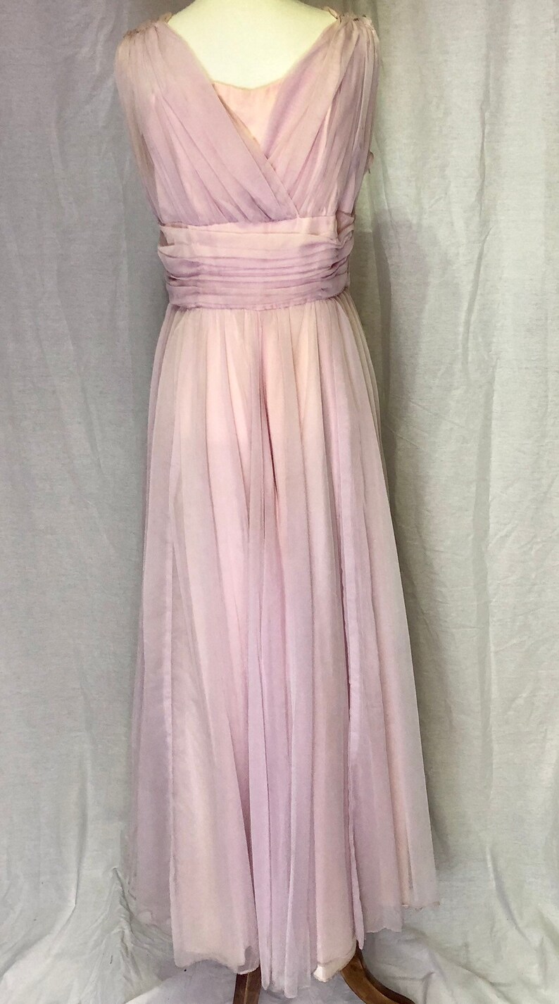 1960s Megara Greek Goddess Dress in Size 8 Medium