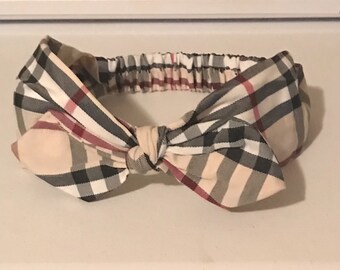burberry print headband