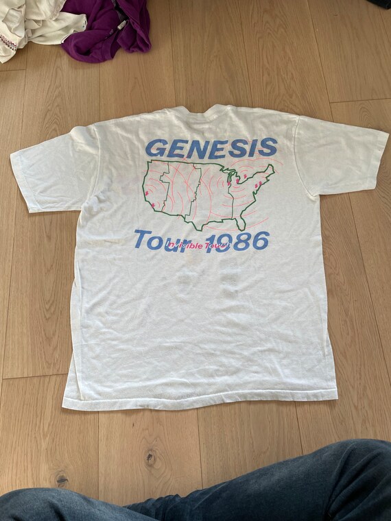 Genesis World Tour 1986 Vintage T-Shirt - image 4