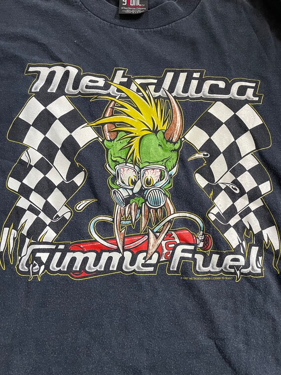 Metallica Gimme Fuel Vintage T-Shirt 1997 - image 2