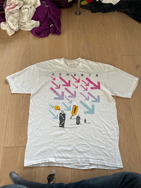 Genesis World Tour 1986 Vintage T-Shirt - image 1