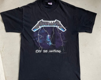 1994 Metallica Ride The Lightning Original Vintage T-Shirt