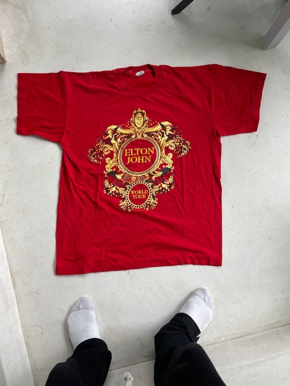 1992 Elton John Versace World Tour Shirt - image 1