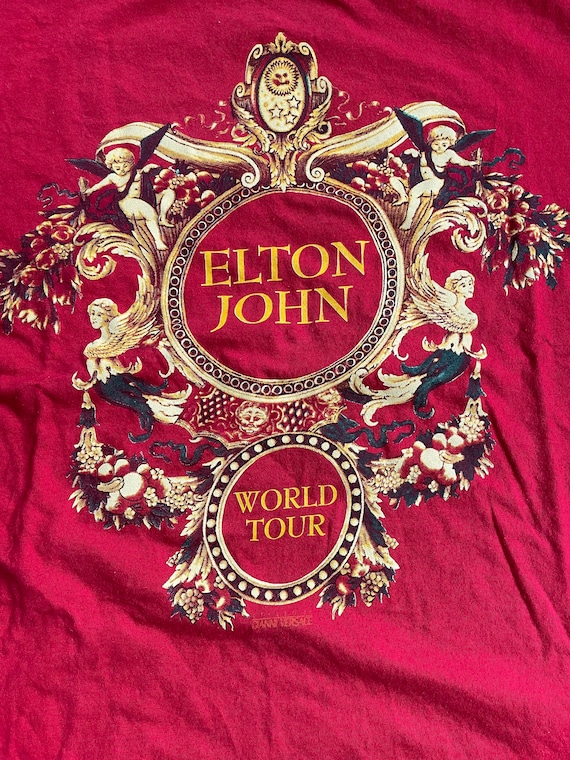 1992 Elton John Versace World Tour Shirt - image 2