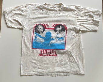 Nirvana Nevermind 1992 Original Vintage T-Shirt