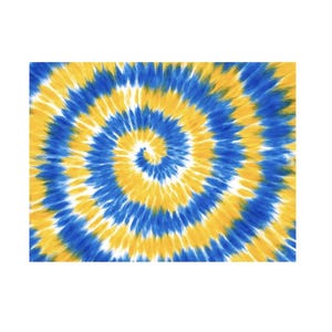 Blue & Yellow Tie Dye Background: Team Colors (PDF, PNG)