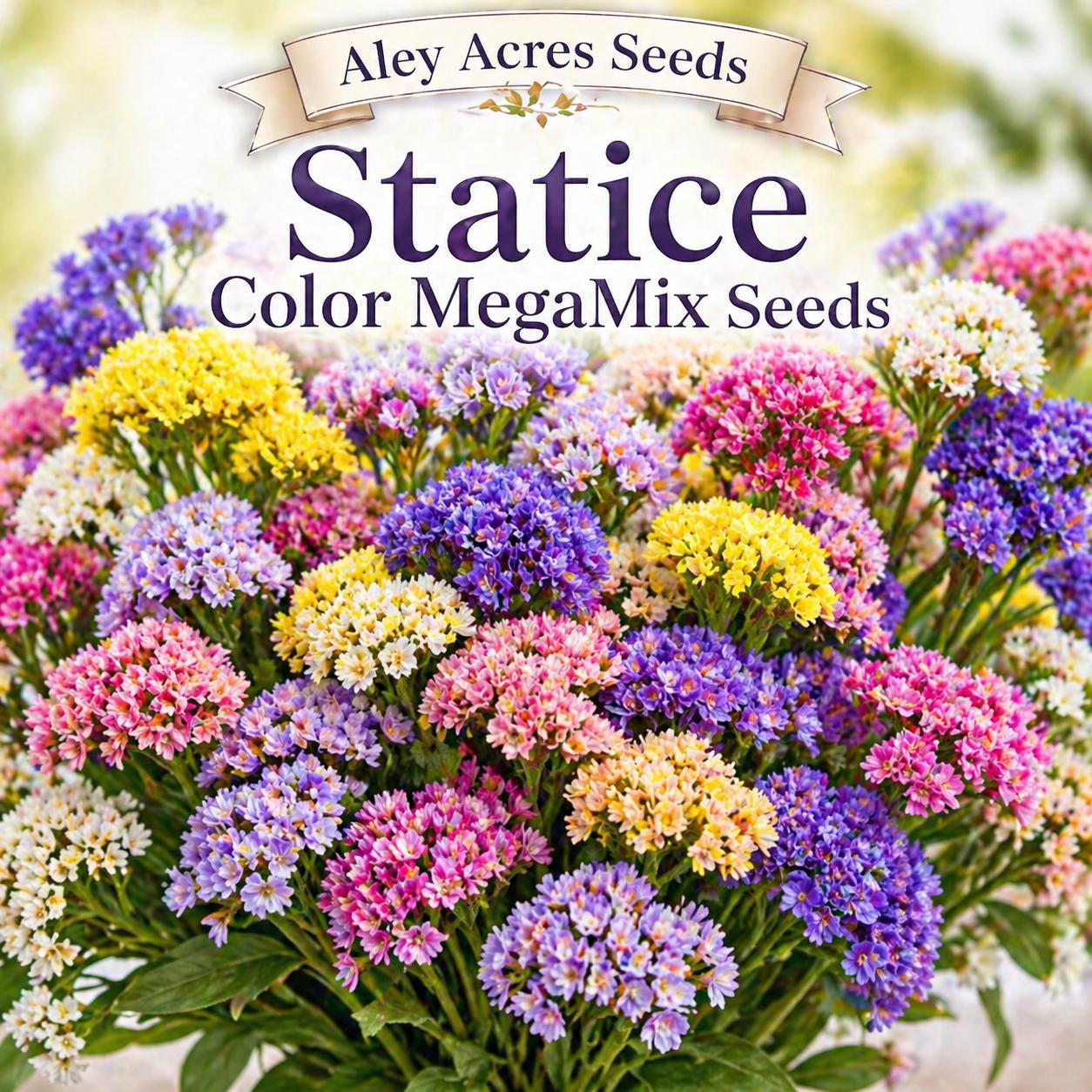 Statice Color Megamix Seeds -- Limonium Sinuatum -- 20 Seeds - Etsy