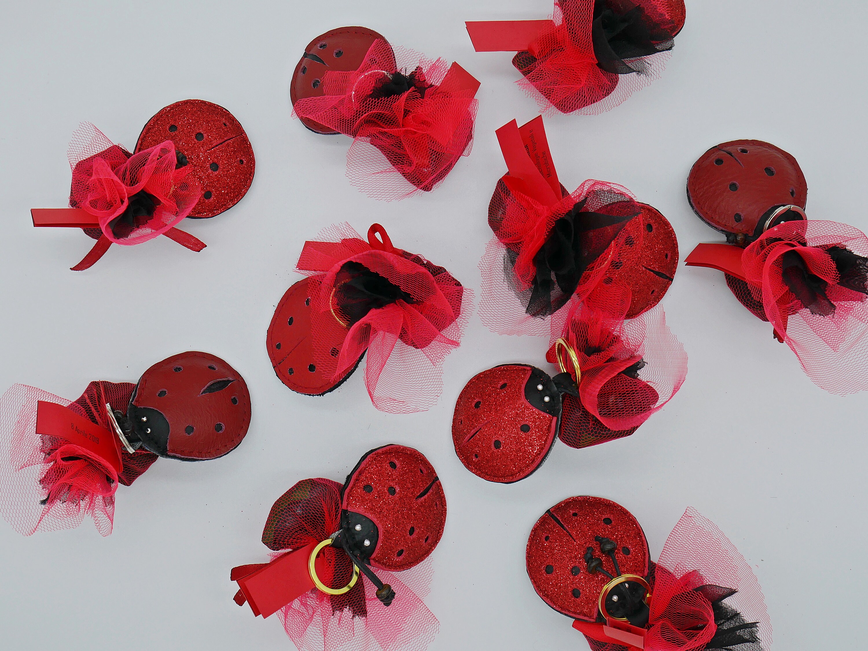 Portachiavi NICI Coccinella Con Trifoglio - Portafortuna Colorato - Idea Regalo Per Tutte Le Età - Foto 5