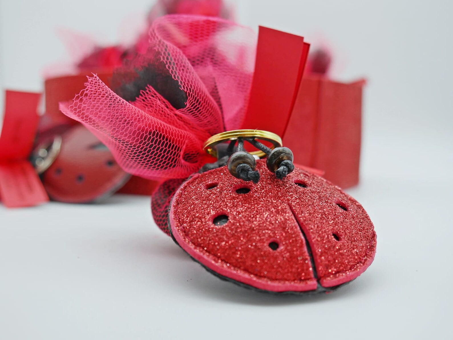 Portachiavi NICI Coccinella Con Trifoglio - Portafortuna Colorato - Idea Regalo Per Tutte Le Età - Foto 9