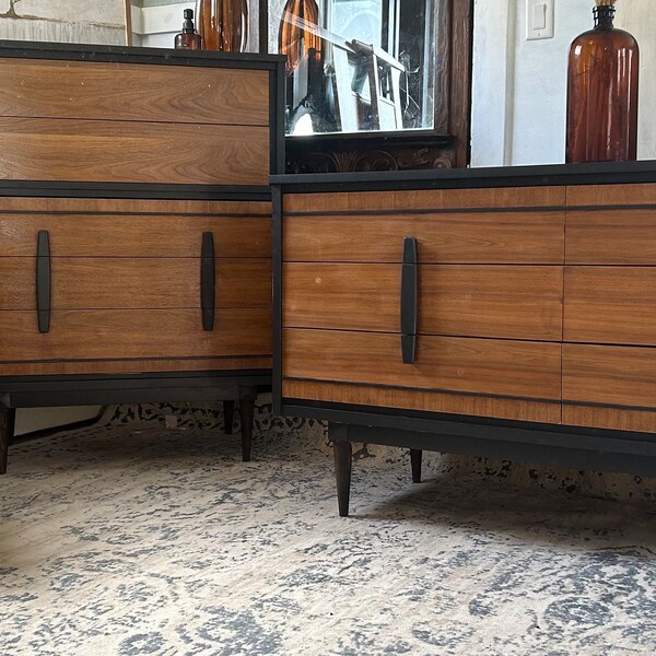 Resored Mid-Century Modern Dresser set