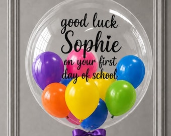 First Day of School personalised Balloon