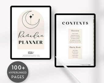 Ramadan Planner 2025 digital, Ramadan Journal PDF, Muslim Planner 2025, Islamic Planner, Ramadan Meal Planner, Salah Tracker, Quran Tracker