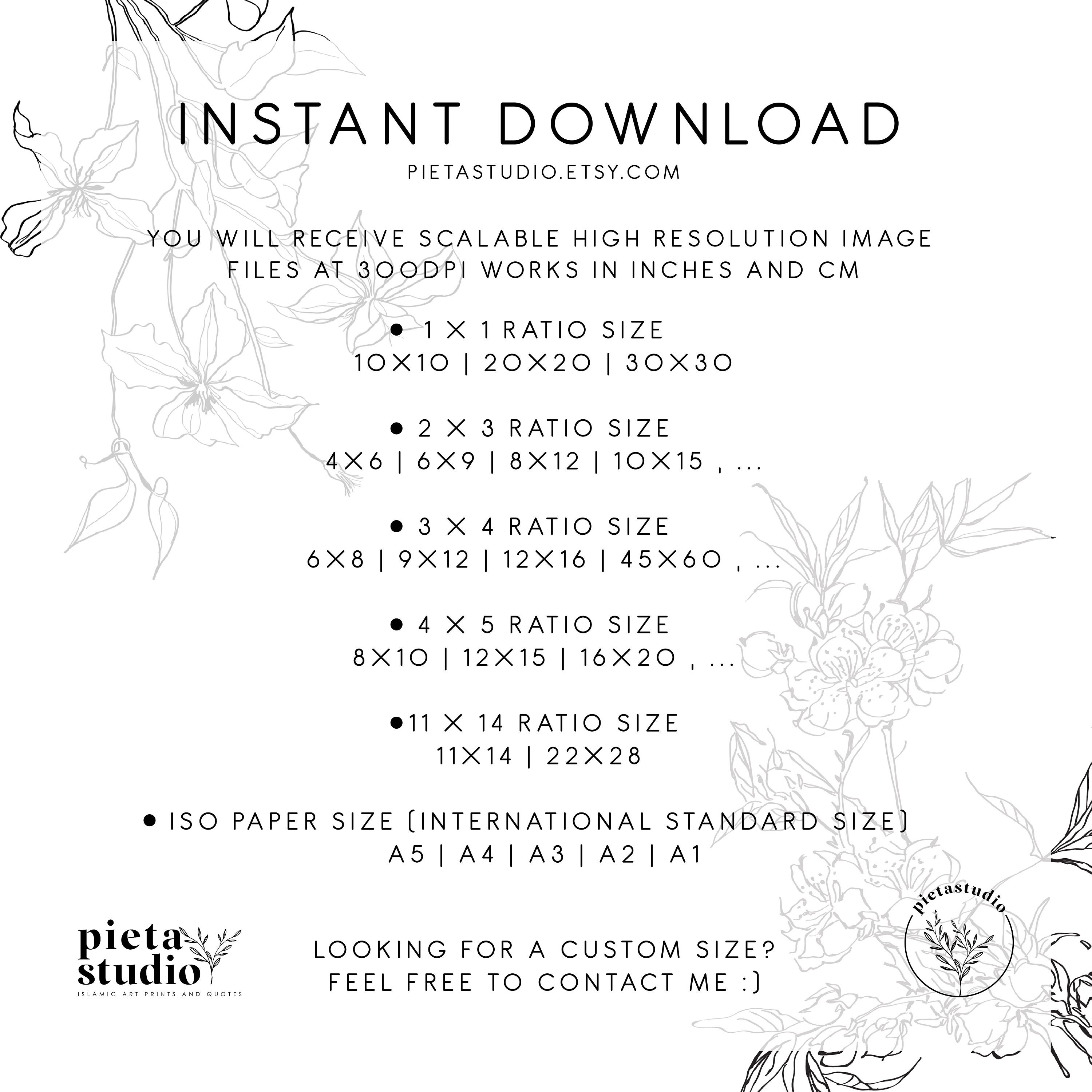 Arabic Numbers Poster Digital Download, Homeschool Decor Nursery ...