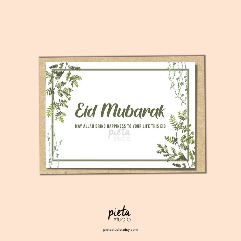 eid mubarak greeting card ramadan card printable digital