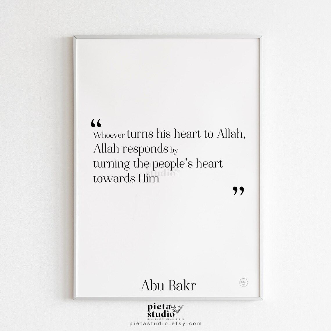 Abu Bakr Sahaba Quotes Life Islamic Home Decor Wall Art Etsy