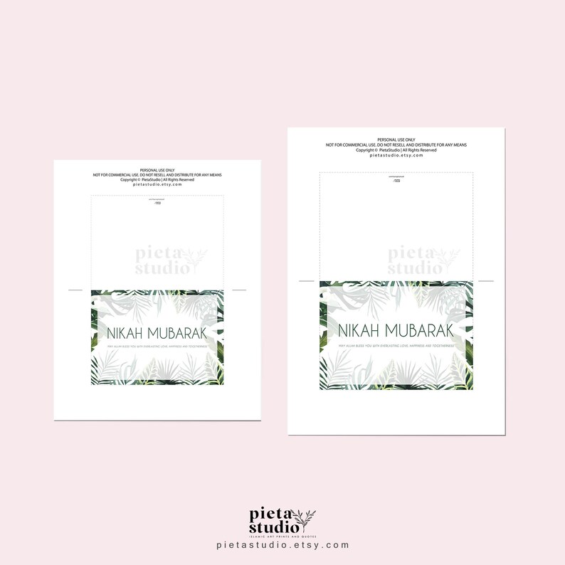 Nikah Mubarak Card Nikkah Digital Download Muslim Wedding - Etsy