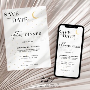 Digital Printable Ramadan Iftar Invitation Template Canva