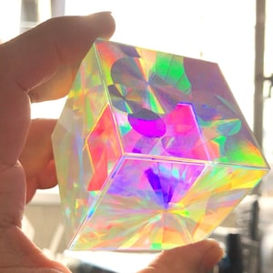 Niji cube Dichroic Prism - mixed pattern - 5cm only