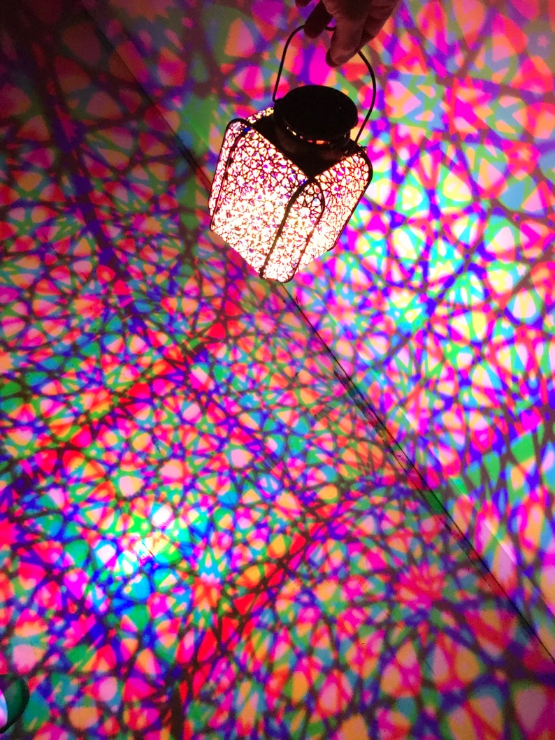 Niji Lantern RGB & CMY _ Portable type used with AAA batteries _ 9 types of patterns image 4