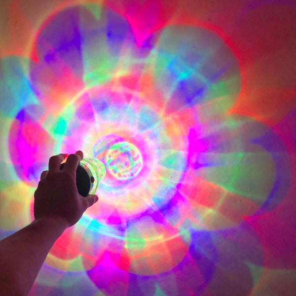 Niji RGB(or CMY) light source !! _ for rgb cmy Lantern play _ Portable type used with AAA batteries