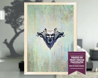 Bram Dracula poster, fanart, bram dracula print, bram dracula movie, Bram Dracula, Dracula poster, cool art, Christmas gift, 1992