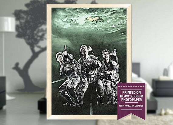 Ghostbusters Gifts Ghostbusters Print Ghostbusters Poster Etsy