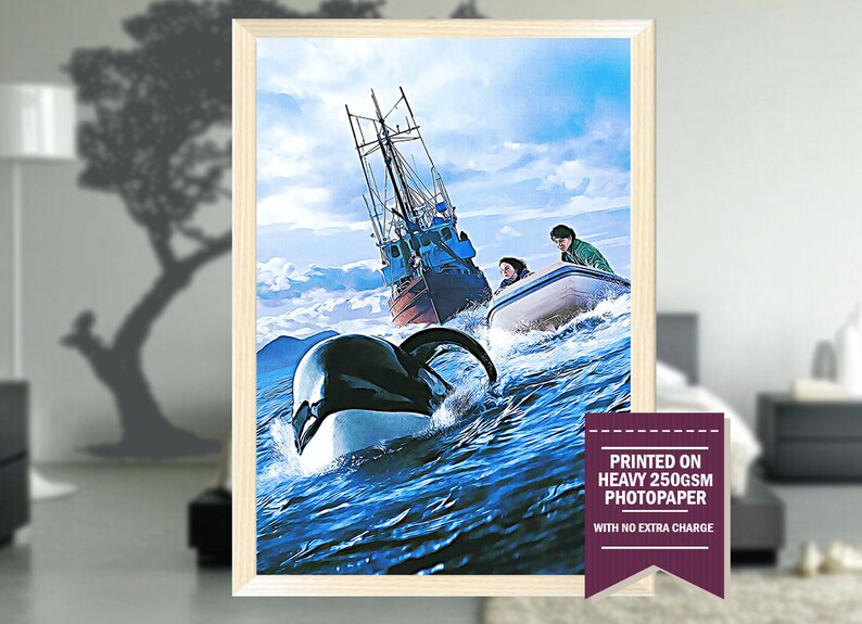 Free Willy Movie Gifts Free Willy Free Willy Poster Movie Posters Print Vintage Movies Free Willy Art Vintage Room Decor 1997