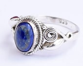 Lapis Lazuli Ring , Silver Ring, Lapis Lazuli Stone Ring, 925 Sterling Silver, Lapis Lazuli Jewellery, Bohemian Ring, Handmade Ring