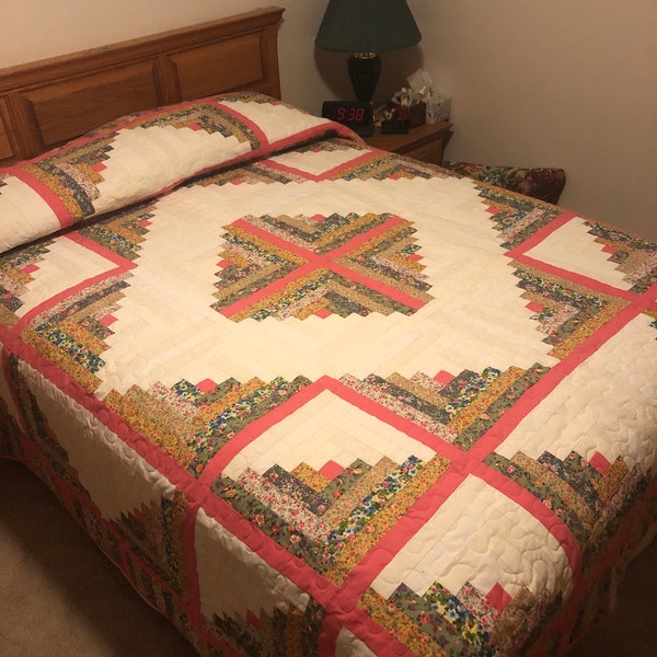 Log Cabin Quilt Kit Etsy