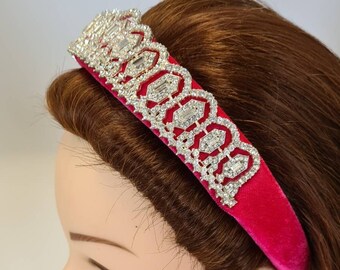 Valentinstag Herz-Stirnband – Rot/rosa Mit Strass, XOXO-Krone, Für Damen & Mädchen, Haarschmuck Für Partys & Hochzeiten