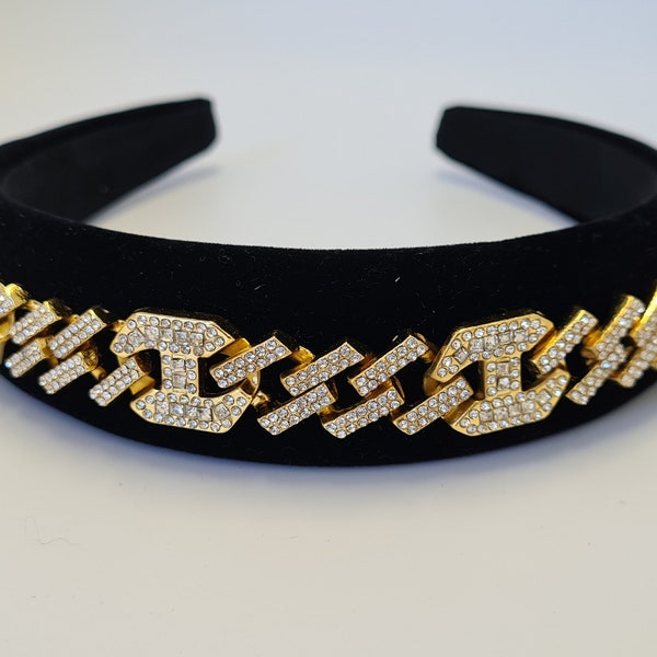Choupette Elegant Pearl Headband With Removable Chains main image 0