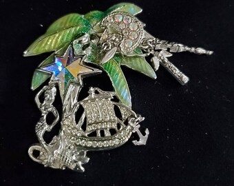 Kirk&#39;s Folly Neverland Brooch, TinkerBell