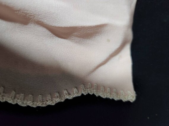 Antique Baby Gown. Hand Stitched, Pink Silk Baby … - image 7