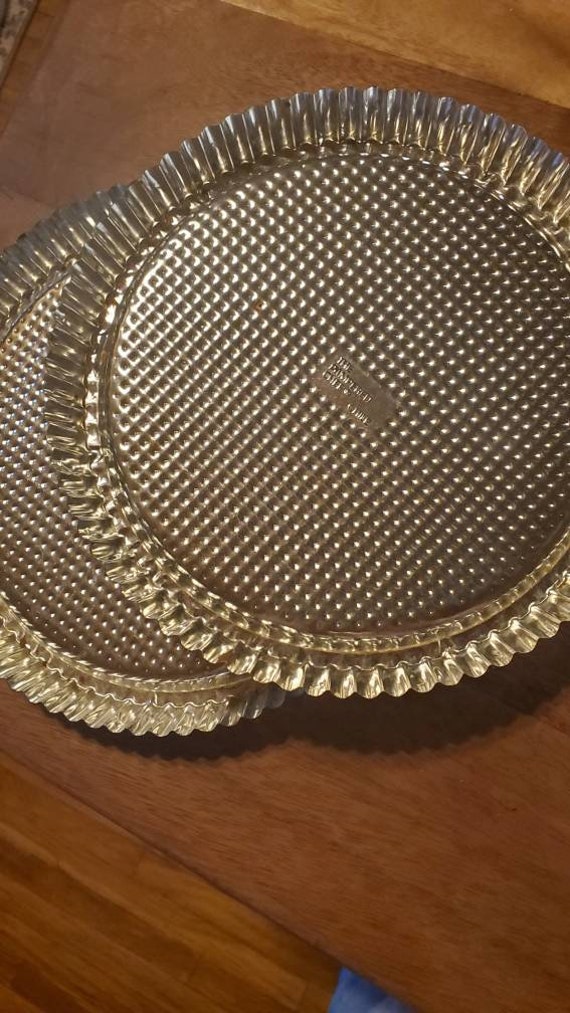 Vintage Pampered Chef Flan Pans Tart Pans Etsy